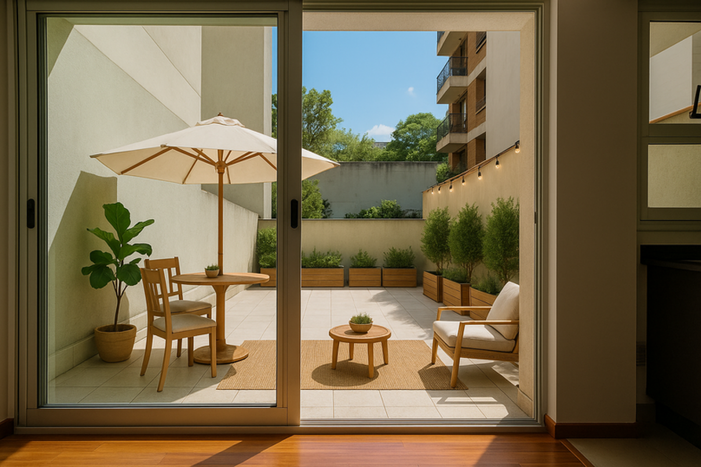 Monambiente con Super Patio - Portero Visor - Bajas expensas
