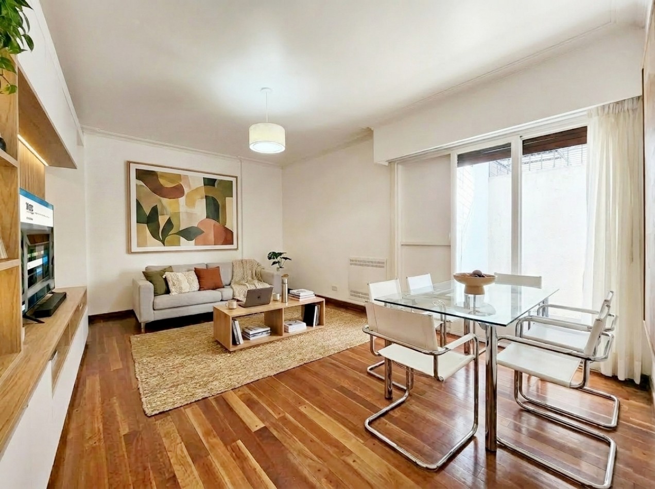 EXCLUSIVO INVERSORES - INVERSION CON RENTA / Departamento Belgrano en primer piso con cochera cubierta y dos amplios patios